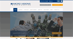 Desktop Screenshot of microvisionsinc.com