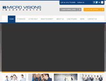 Tablet Screenshot of microvisionsinc.com